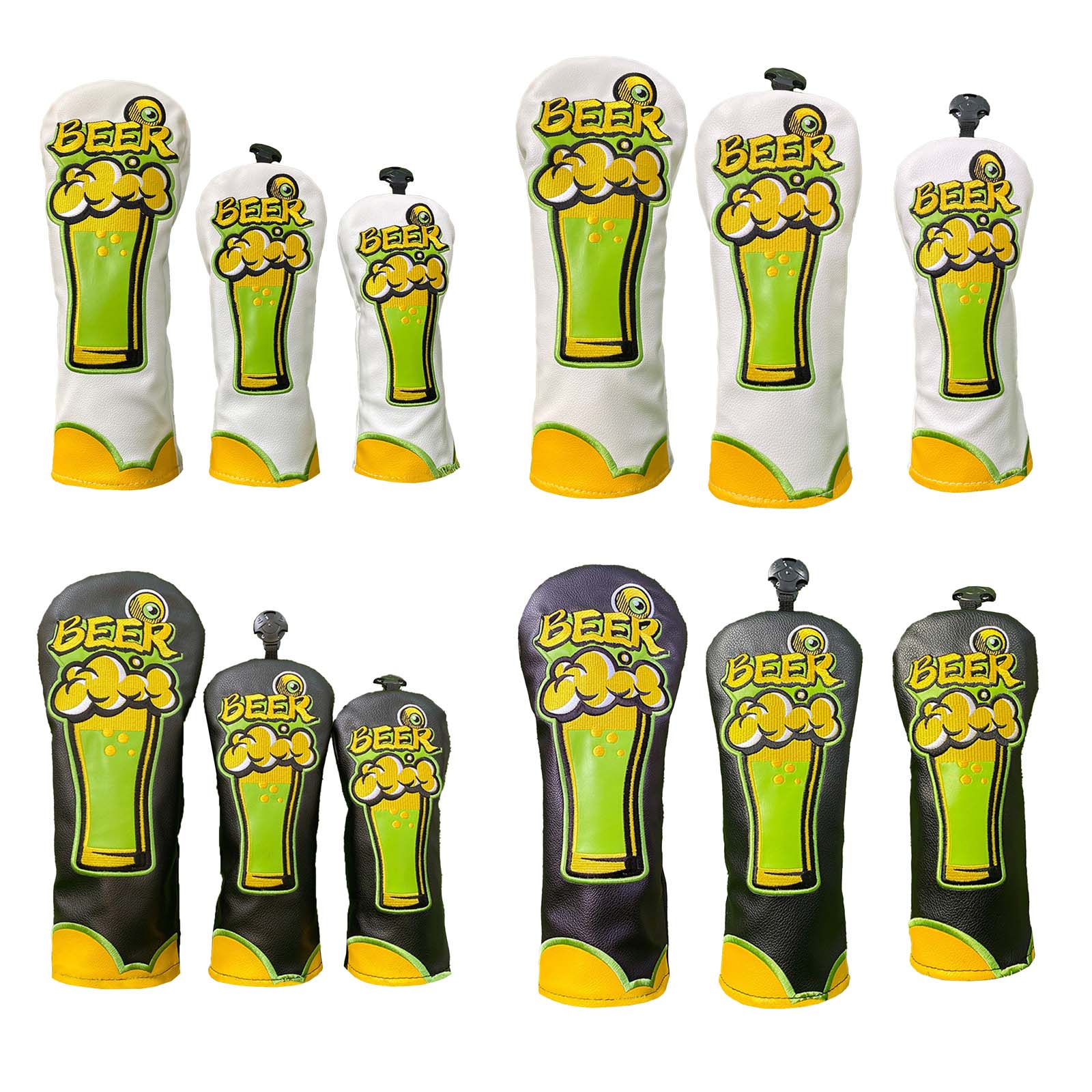 Beer Embroidery PU Leather Gol - đánh giá và giá Beer & Wine Grab