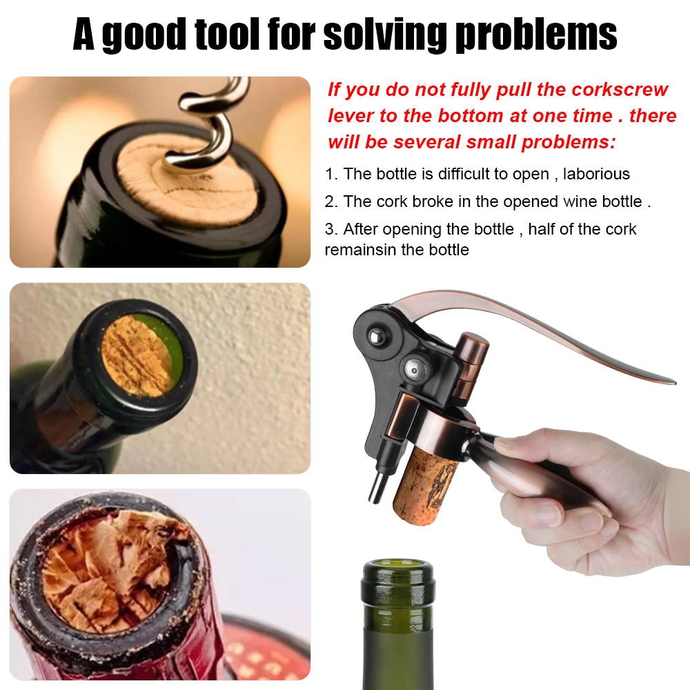 Bar Lever Corkscrew Zinc Alloy - đánh giá và giá Cork Screw Lever