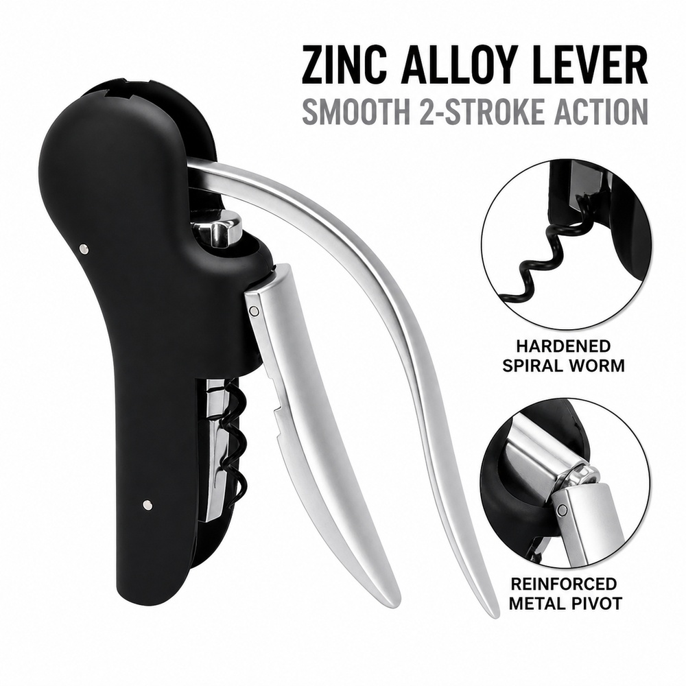 Heavy Duty Zinc Alloy Lever Co - đánh giá và giá Cork Screw Lever