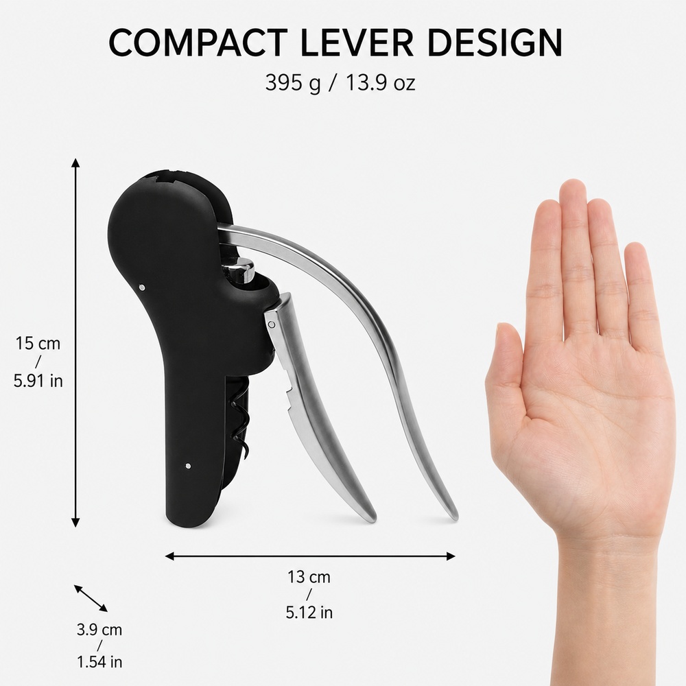 Heavy Duty Zinc Alloy Lever Co - đánh giá và giá Cork Screw Lever