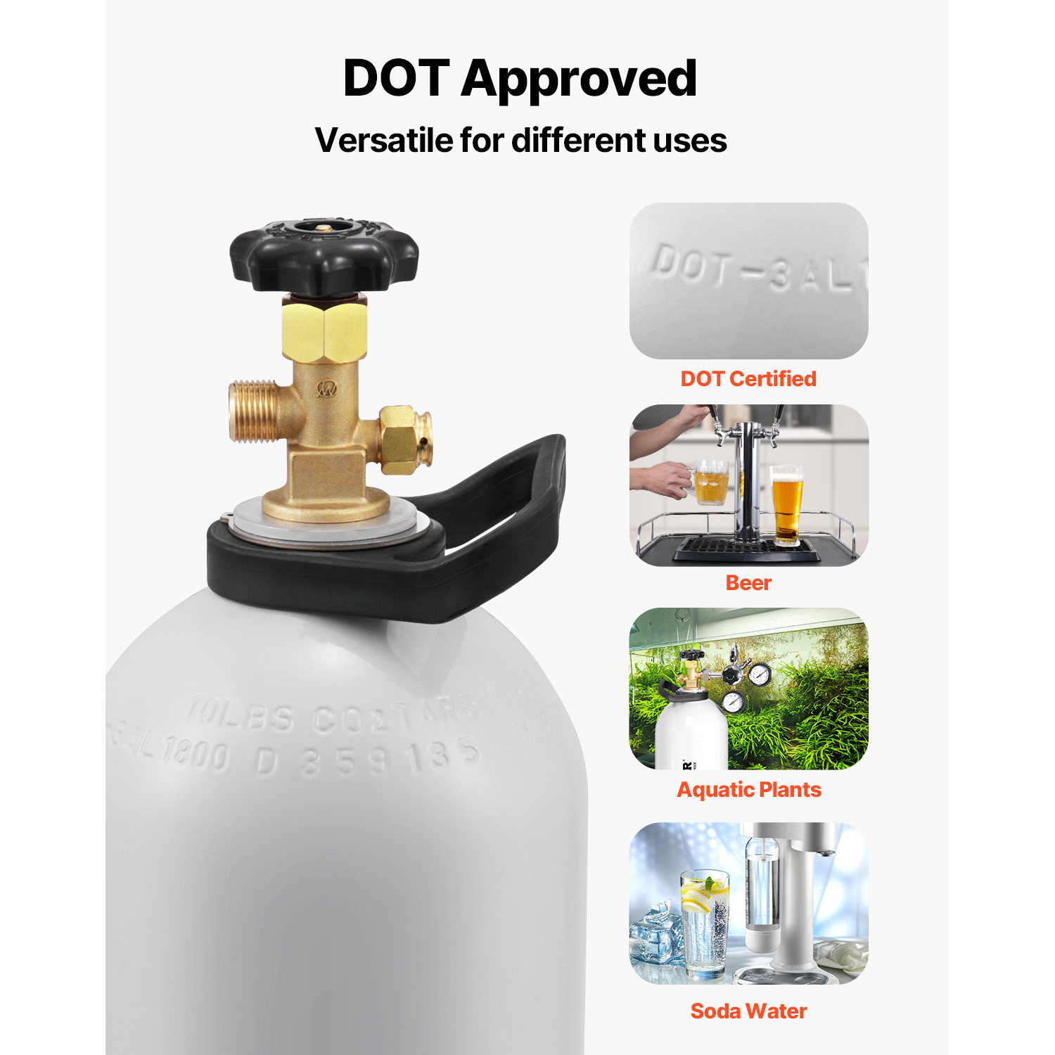 SucceBuy CO2 Tank 10 lbs New A - đánh giá và giá Beer & Wine Grab